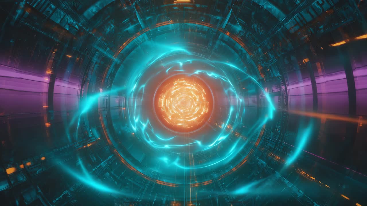 Futuristic Tunnel Abstract