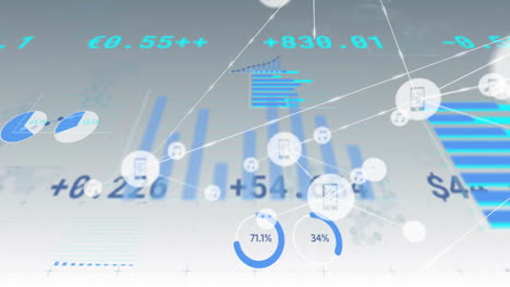 Animating-data-analytics-and-network-connections-over-financial-statistics-and-graphs