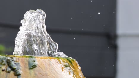 water fountain splashing in udomsuk, bangkok