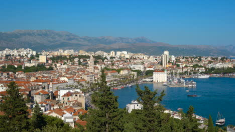 Casco-Antiguo-De-Split,-Croacia