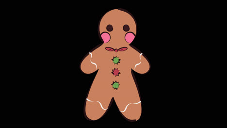 el hombre de pan de jengibre.