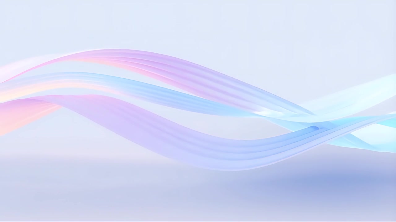 Minimal Abstract Wave Motion Background 4K