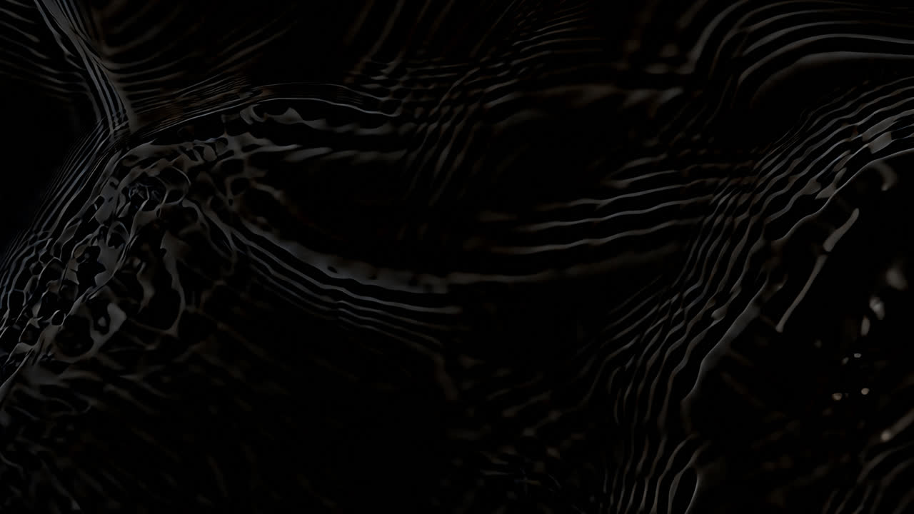 Sovrapposizione animata con texture ondulata astratta gialla, video 4K trasparente, canale alfa, ProRes 4444