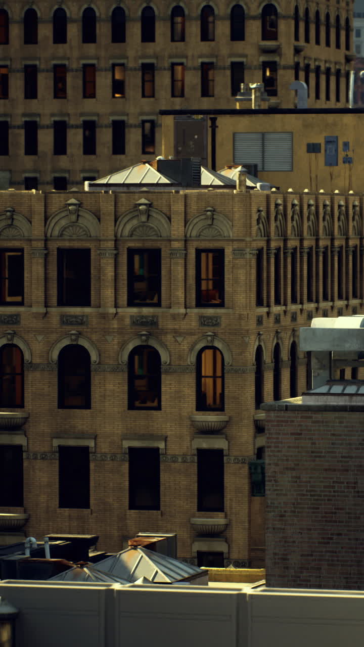 Edificio histórico con ventanas en una ciudad durante el día.