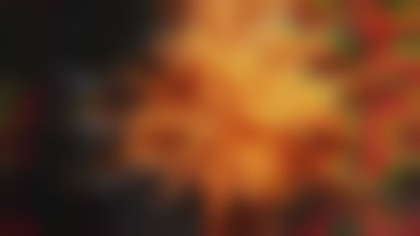 blur neon background holographic glow orange black