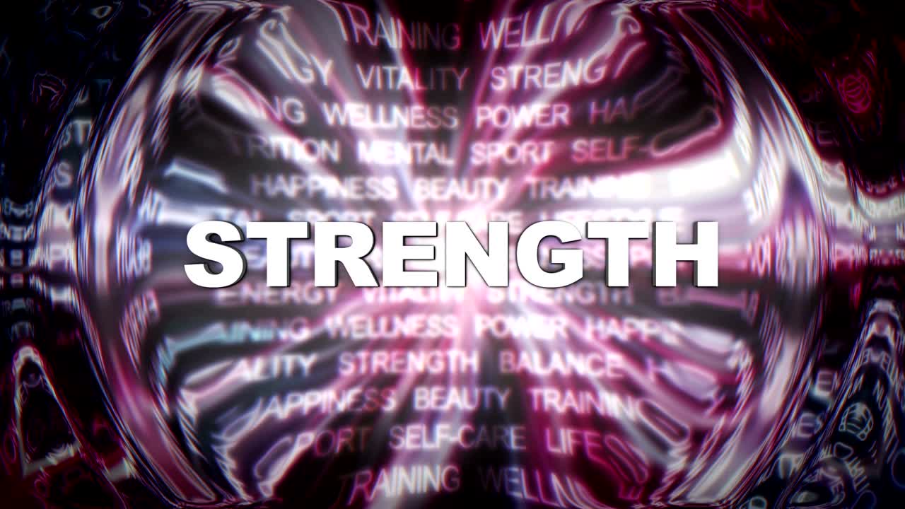 건강 키워드: 글리치 폭발, 렌더링, 애니메이션, 배경, 루프