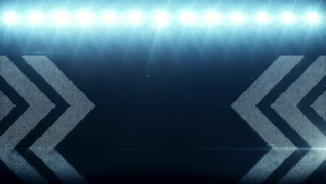iluminación digital del escenario y visualización de la pantalla