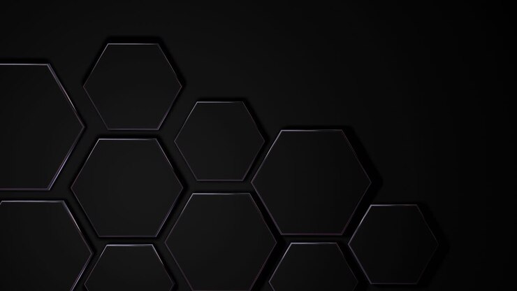 抽象的な六角形の背景