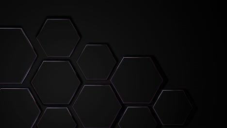 fondo hexagonal abstracto