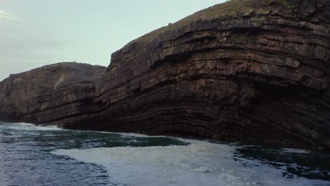stunning sea arch and rock formations at the coast