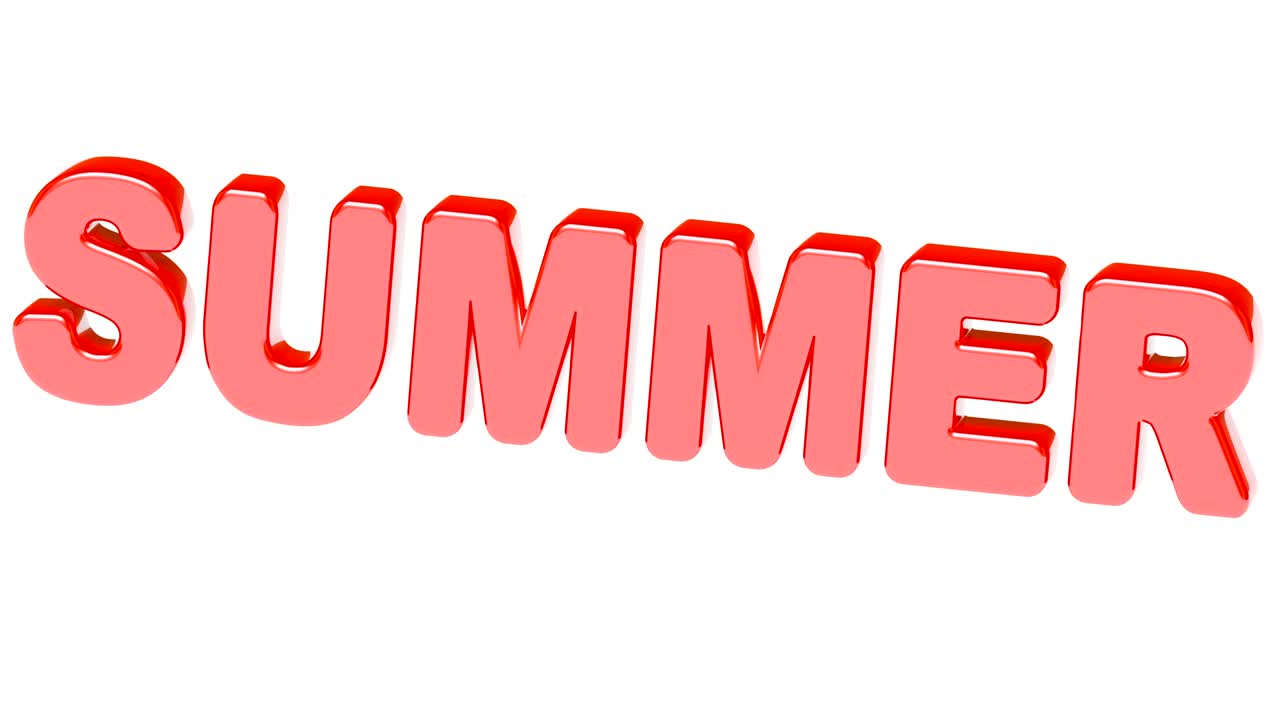 verano. imágenes en bucle con resolución de 4k.