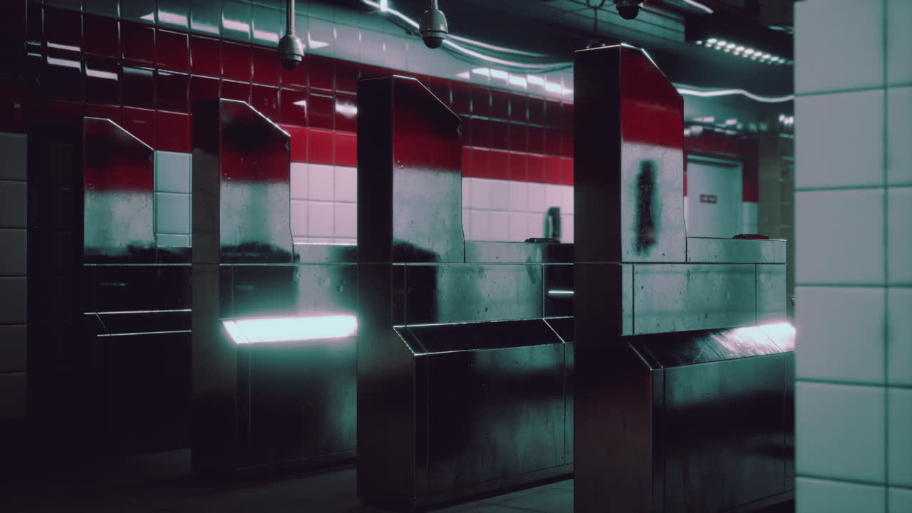 estación de tren vacía durante la pandemia de covid-19