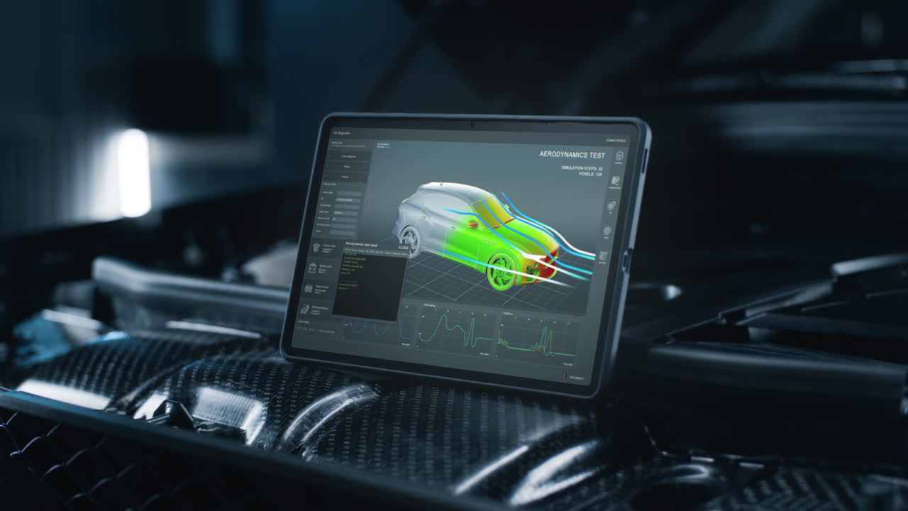 Car Aerodynamic Simulation Testing