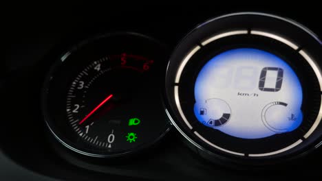 vehicle dashboard speed and fuel sensors