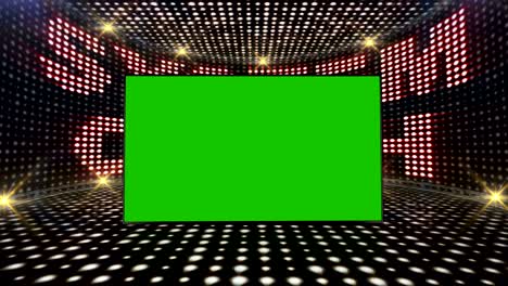 system crash text animation and green screen monitor, rendering, background, loop