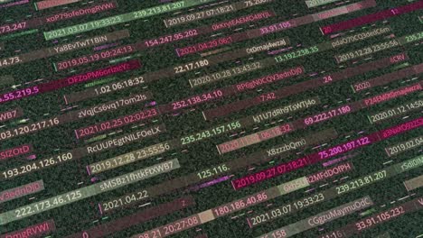 Abstract Digital Code Visuals