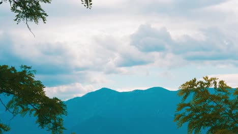 Mountain-With-Sky-View-And-Trees