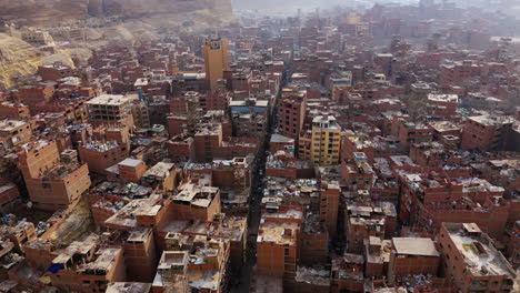 Neighborhood known for trash sorting in Cairo