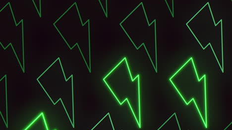 green lightning pattern on black background versatile design element for websites and video games