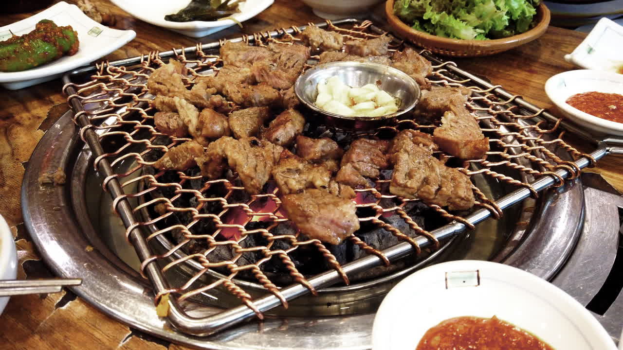 Delicious Korean BBQ: Grilled Pork Galbi