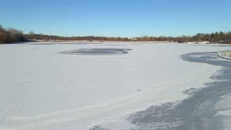 parque regional theodore wirth en minneapolis durante el invierno