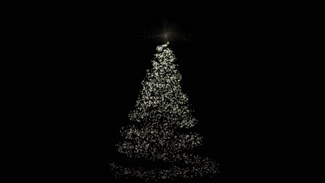 el árbol de navidad brillante