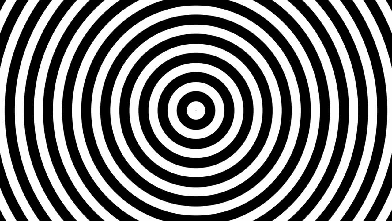 patrón abstracto de círculos con animación de bucle sin costuras. fondo abstracto para la presentación de negocios. bucle sin cuerdas, renderización 4k, 3d