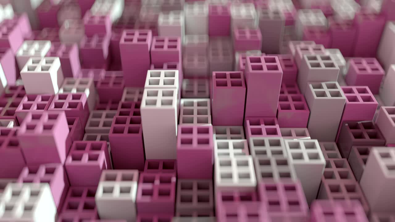 cubos 3d abstractos.