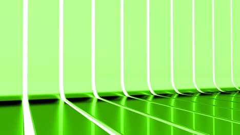 green modern interior loop wall stock video