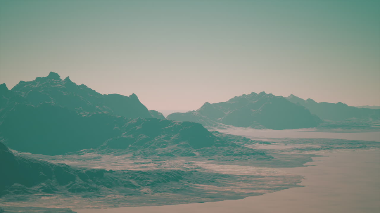 vista aérea de la cordillera