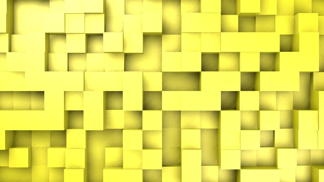 cubos abstractos en movimiento movimiento aleatorio de fondo en bucle. animación 3d 4k v11