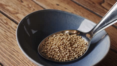 sesame seeds in a bowl