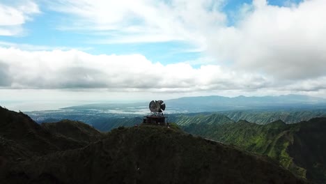 hawaii - drone flight on top of hawaii