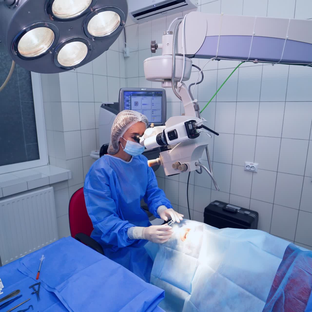 Laser correction for vision