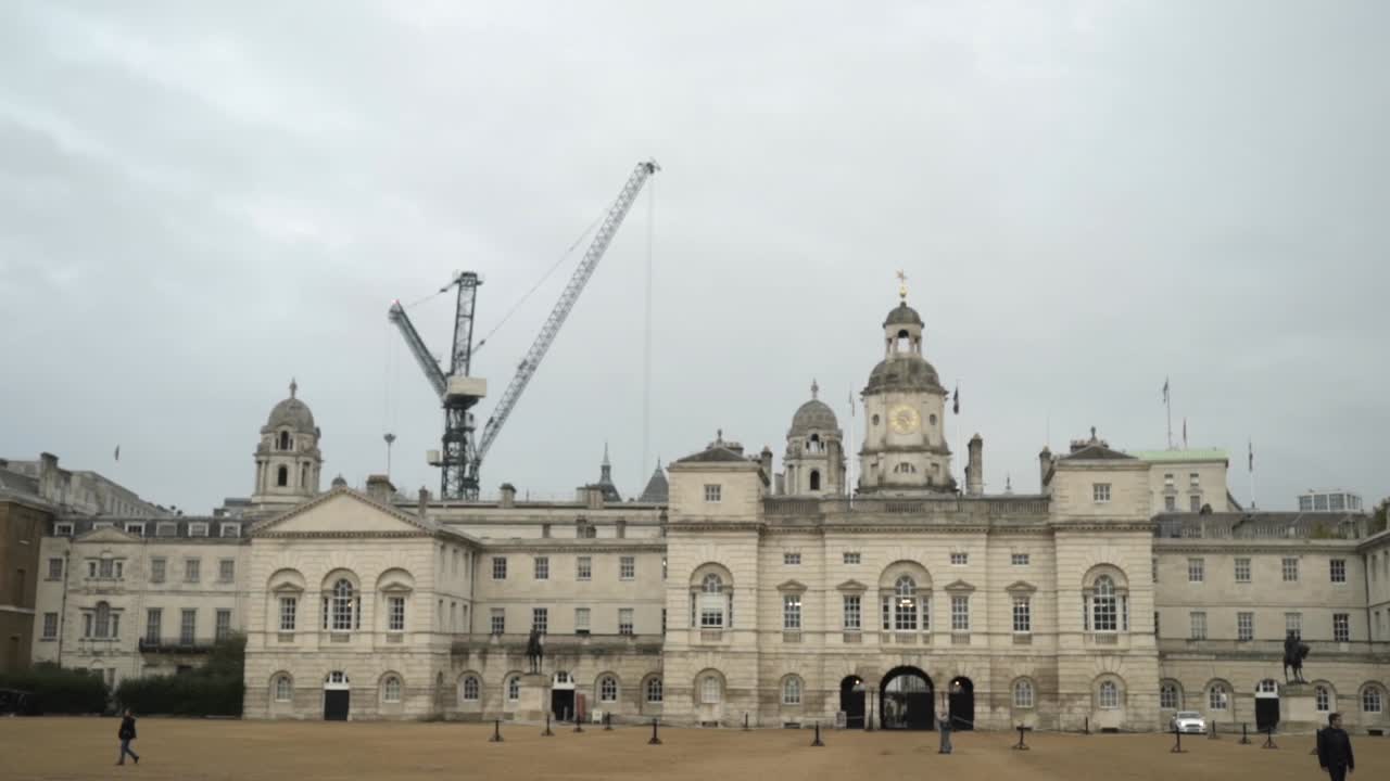 el desfile de los guardias a caballo, londres