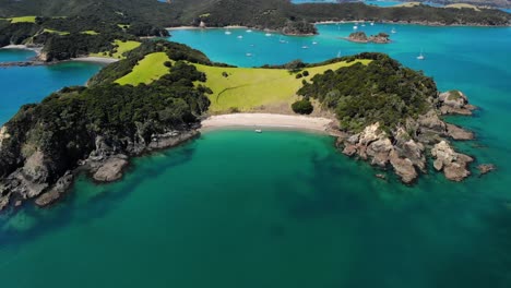 wonderful birds eye view of urupukapuka island