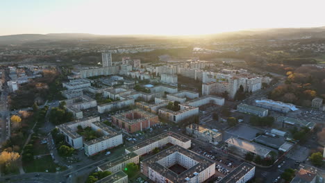 Aerial:-La-Mosson's-vibrant-heart-amidst-Montpellier's-expanse.