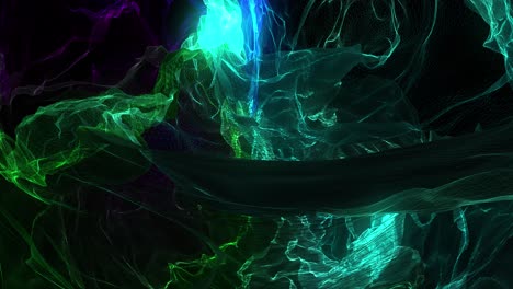 abstract background of multicolored smoke underwater