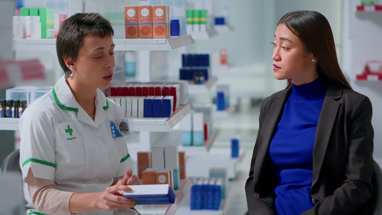 약사 와 검사 후 의 환자