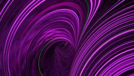 abstract purple and pink tunnel with neon lines