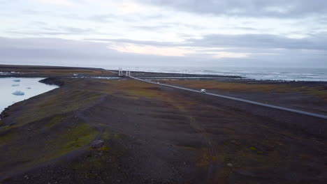 icelandic road trip: coastal bridge