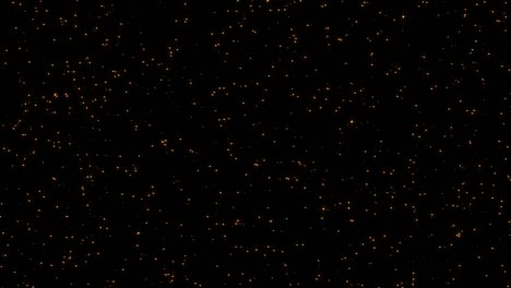 estrellas doradas brillantes en 4k