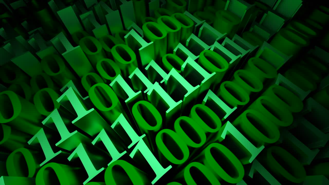 Binaire code achtergrond