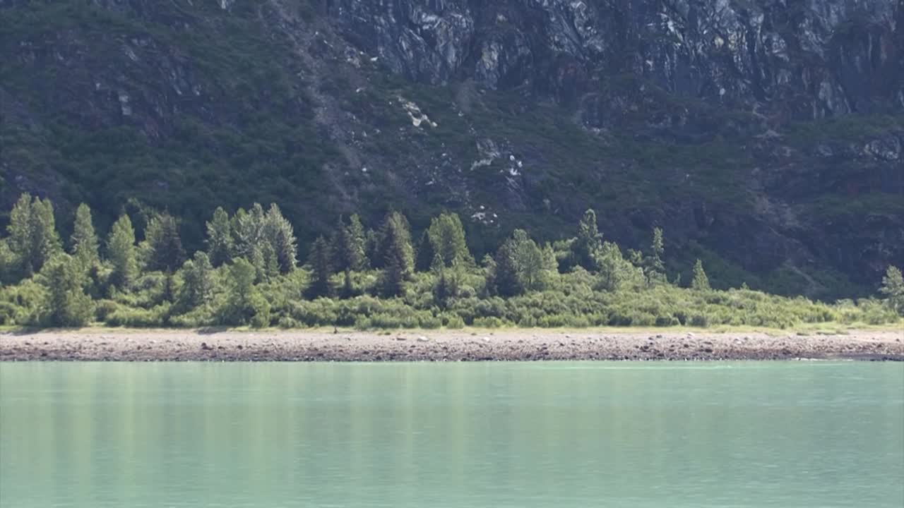 바위 해안선, 내부 통로, 알래스카