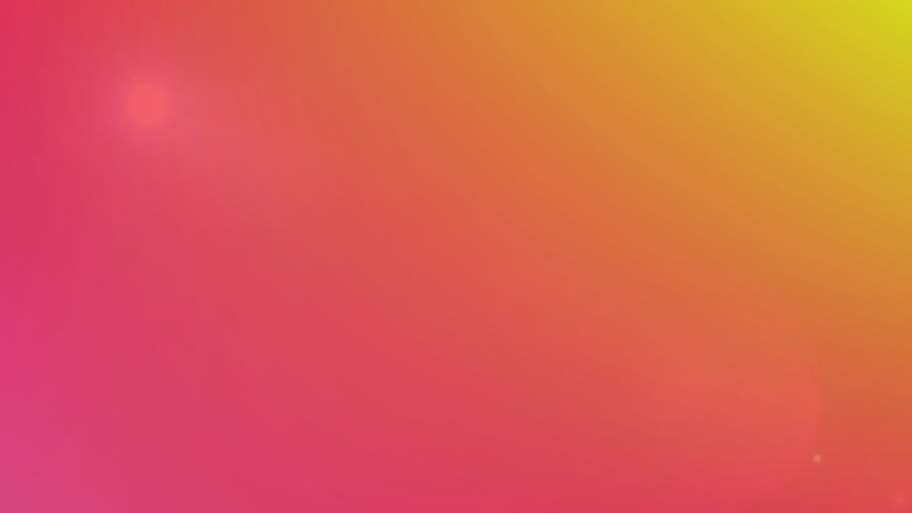 animación de fondo de gradiente rojo y amarillo con espacio de copia