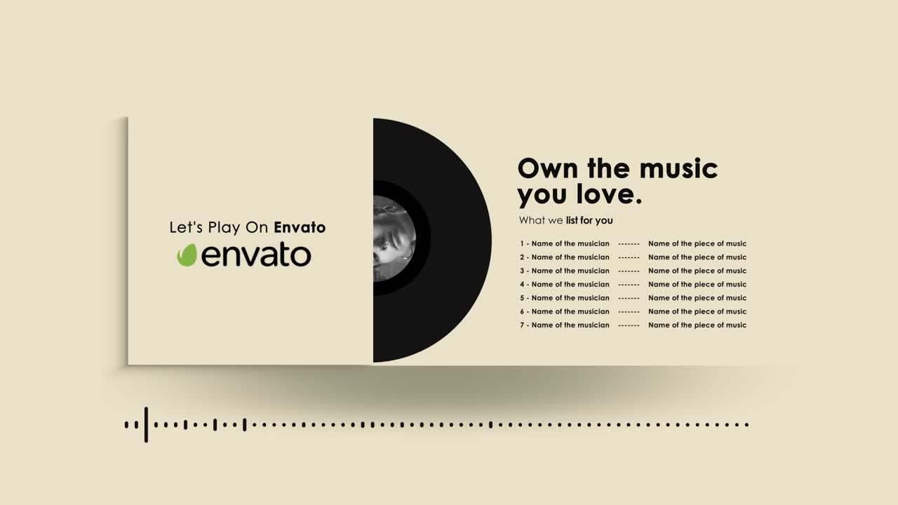 Music and Record Advertisement