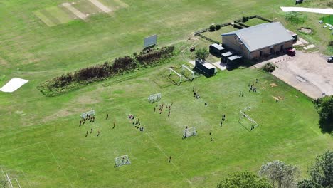 football training at alexandra park, london