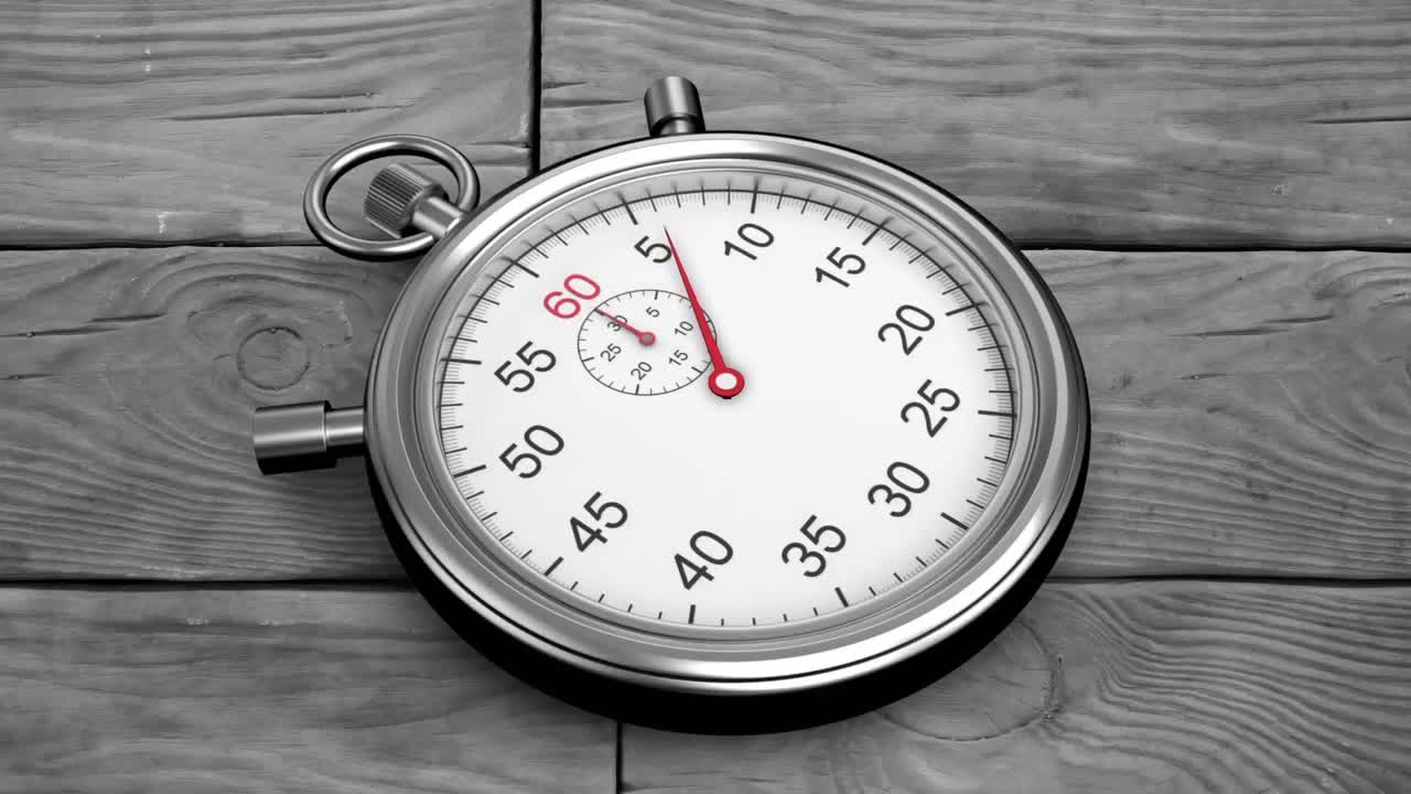Stopwatch on the floor