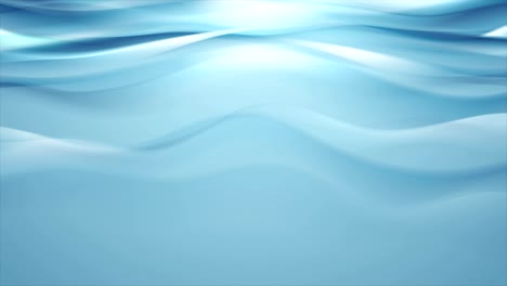 blue abstract waves video animation