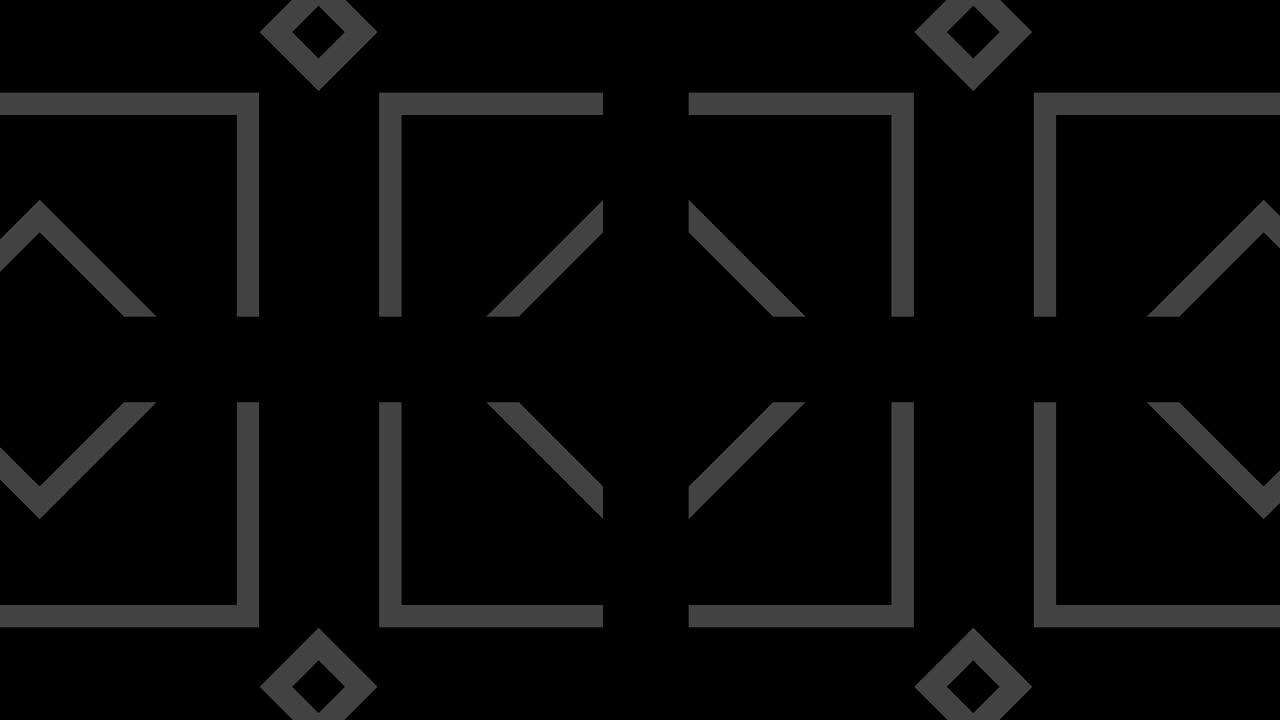 patrón gráfico en blanco y negro con efecto estroboscópico e hipnótico, mientras aumenta en tamaño y luego lo reduce.